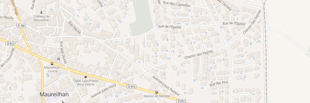 Plan du 3B Che de Feynes à Maureilhan