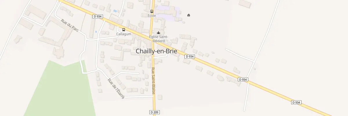 Plan du 8 Rue du Merisier à Chailly-en-Brie