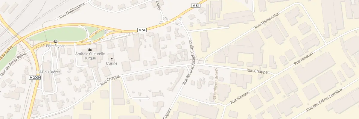 Plan du 59 Rue Chappe à Clermont-Ferrand