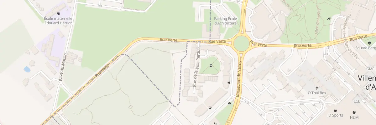 Plan du 12 Rue de la Voie Perdue à Villeneuve-d’Ascq