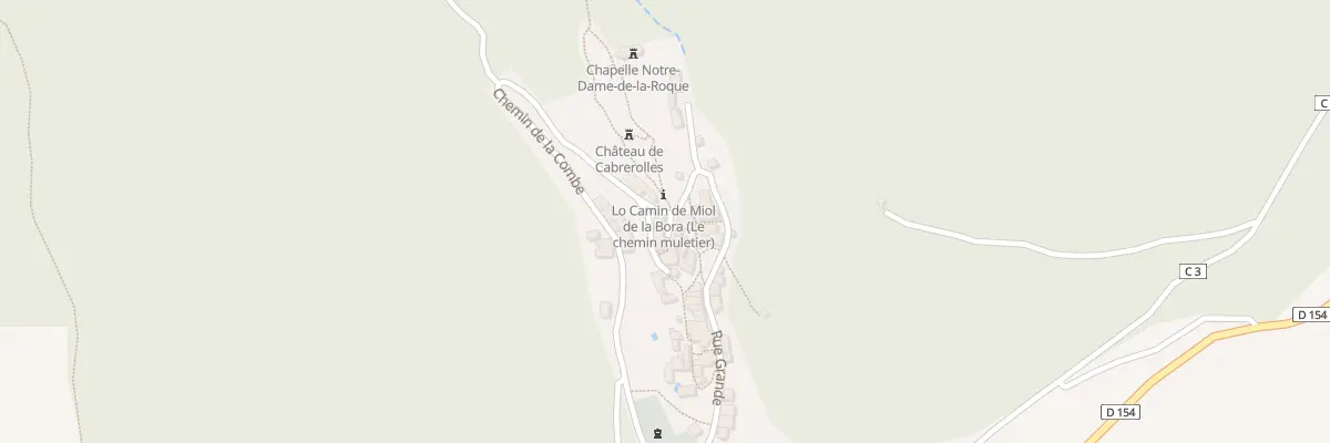 Plan du 22 Rue du Chateau à Cabrerolles