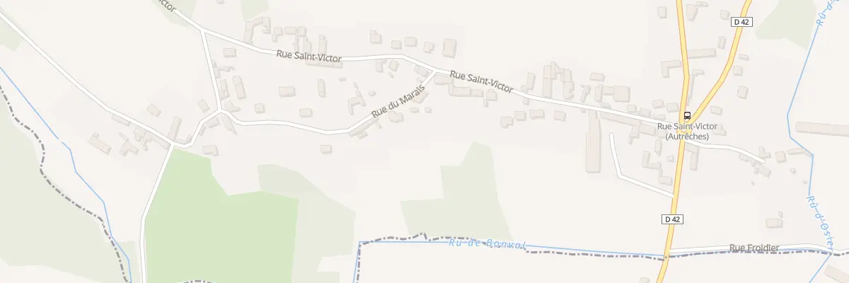 Plan du 3 Rue du Marais à Autrêches