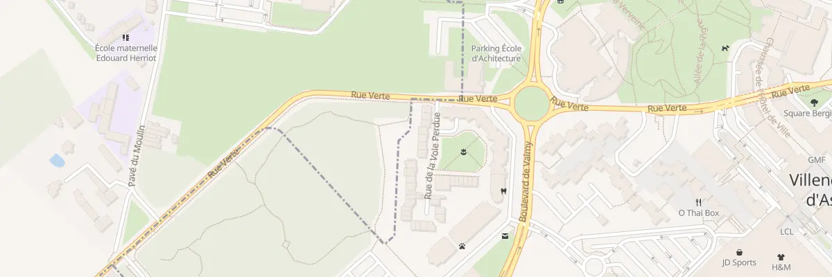 Plan du 10 Rue de la Voie Perdue à Villeneuve-d’Ascq