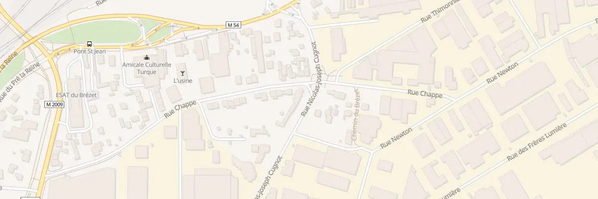 Plan du 23 Rue Nicolas-Joseph Cugnot à Clermont-Ferrand