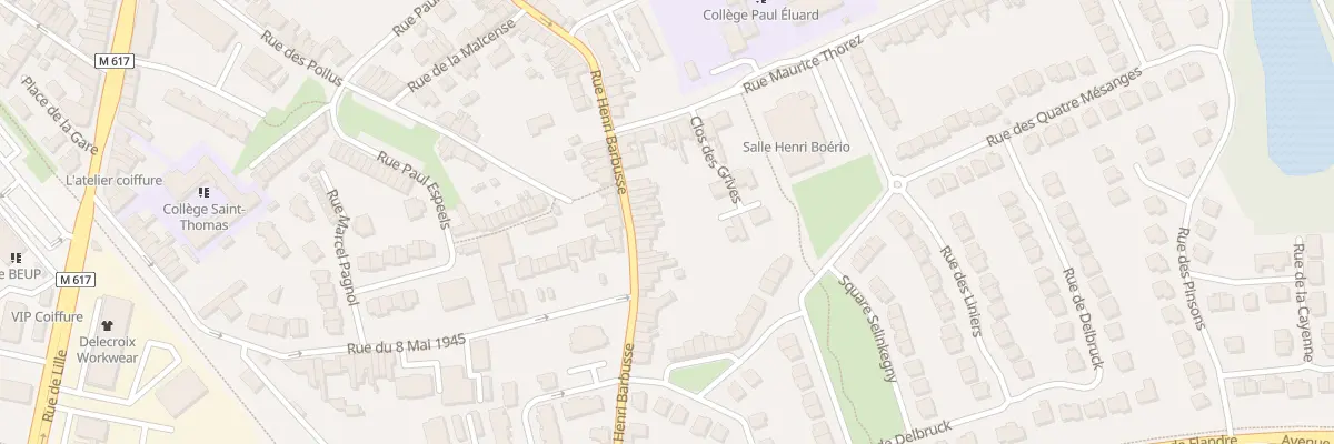 Plan du 69 Rue Henri Barbusse à Roncq