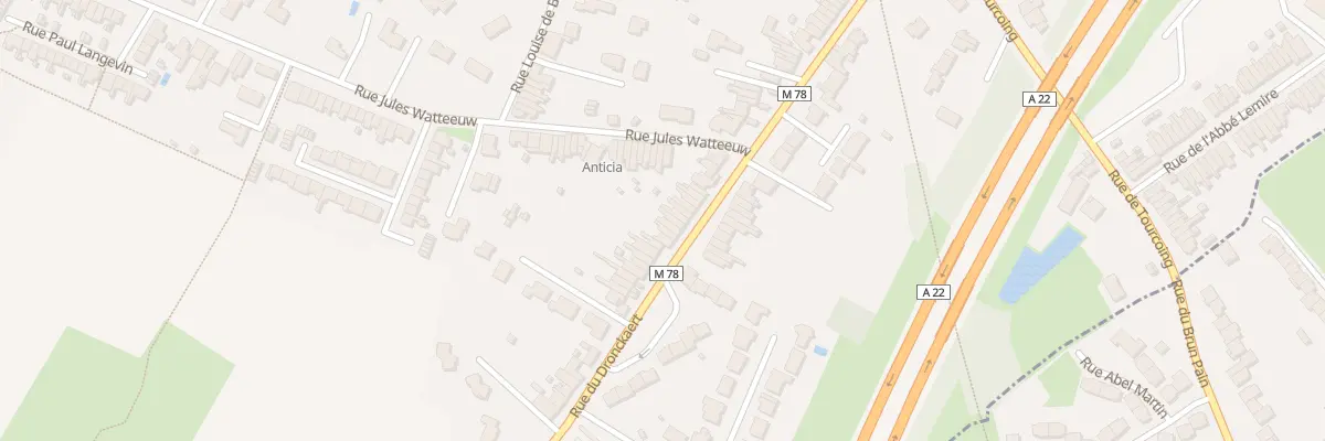 Plan du 214 Rue du Dronckaert à Roncq