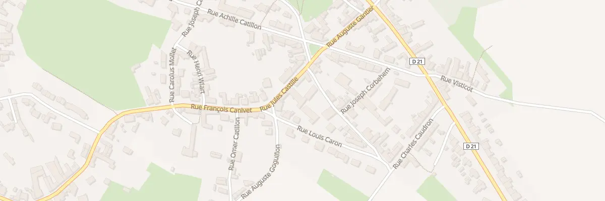 Plan du 1 Rue Jules Castille à Oisy-le-Verger