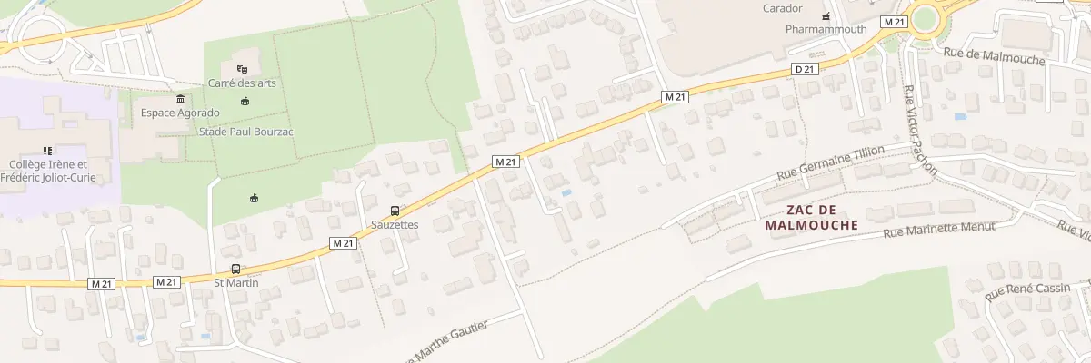 Plan du 106 Av Jean Moulin à Aubière