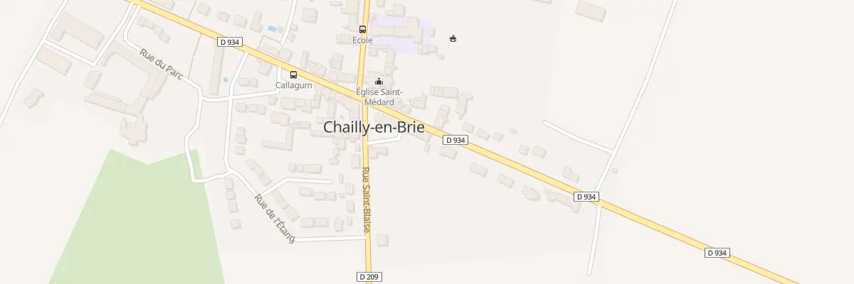 Plan du 10 Rue du Merisier à Chailly-en-Brie