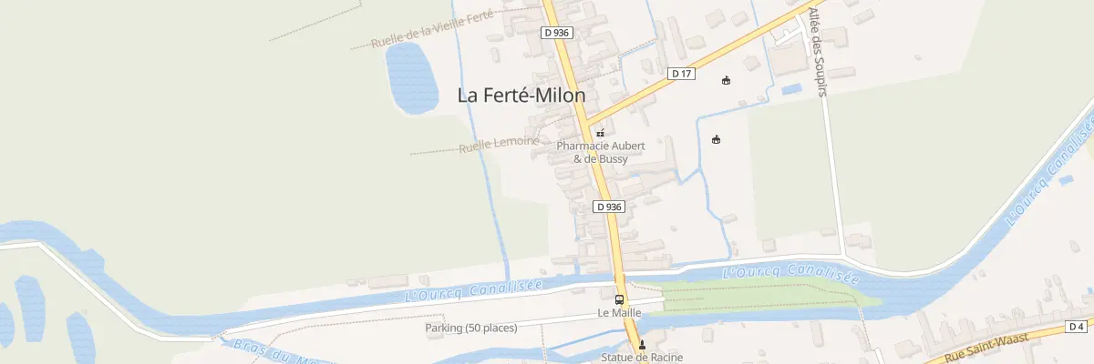 Plan du 3 Rue de la Chaussée à La Ferté-Milon