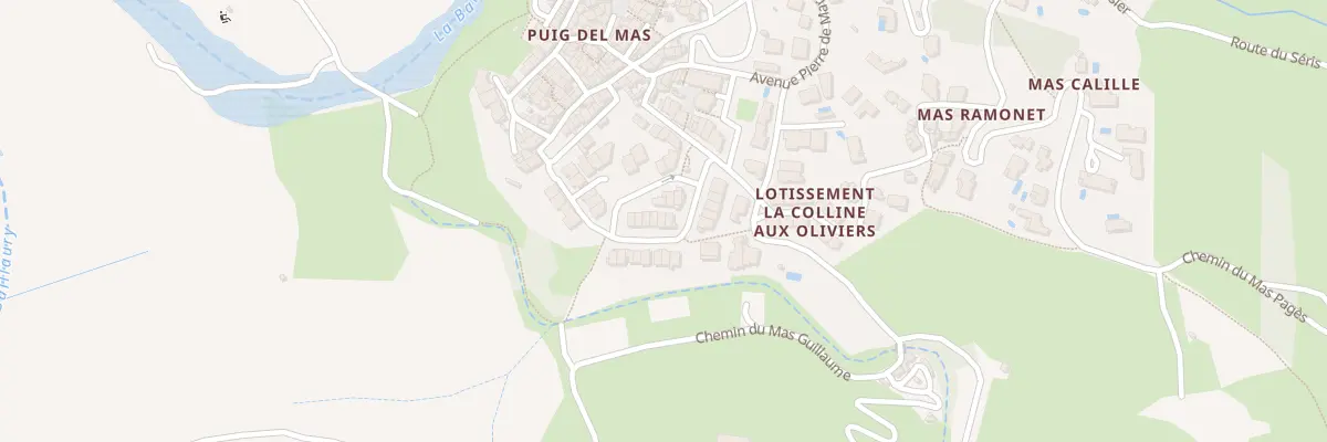 Plan du 13 Bd des Evadés de France à Banyuls-sur-Mer