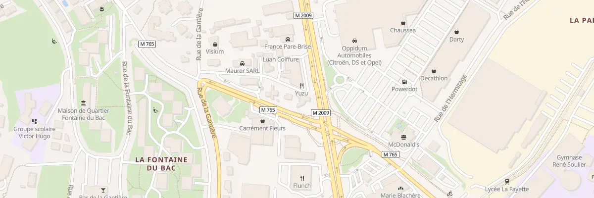 Plan du 292 Rue de l’Oradou à Clermont-Ferrand