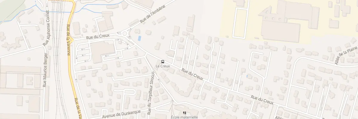 Plan du 18 Rue du Creux à Riom