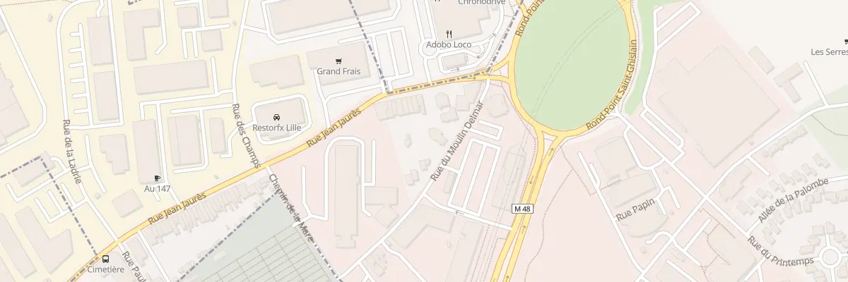 Plan du 66 Rue Jean Jaures à Villeneuve-d’Ascq