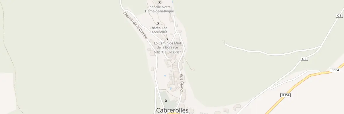 Plan du 16 Rue du Chateau à Cabrerolles