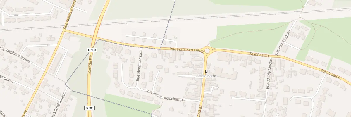 Plan du 9 Rue Francisco Ferrer à Dechy