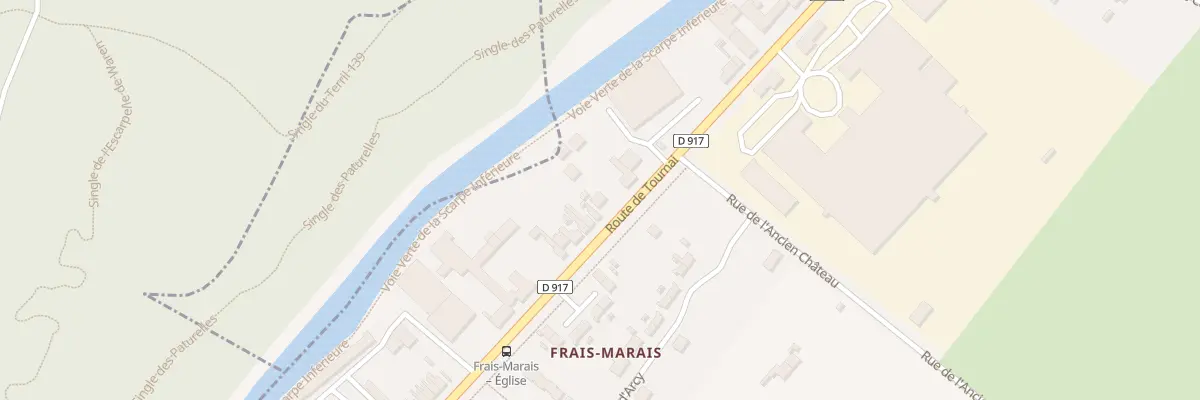 Plan du 3841 Rte de Tournai à Douai