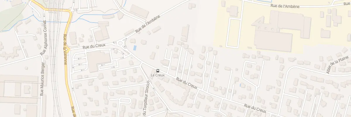 Plan du 20 Rue du Creux à Riom