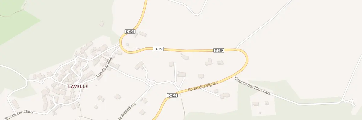 Plan du 9012 Rte des Vignes (Lavelle) à Saint-Vincent