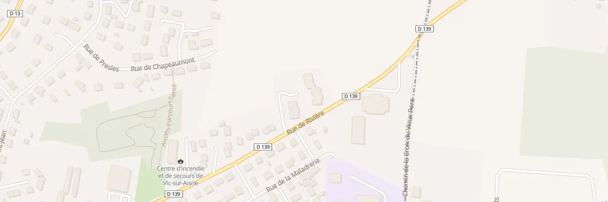Plan du 65 Sq du Blanc Muret à Vic-sur-Aisne