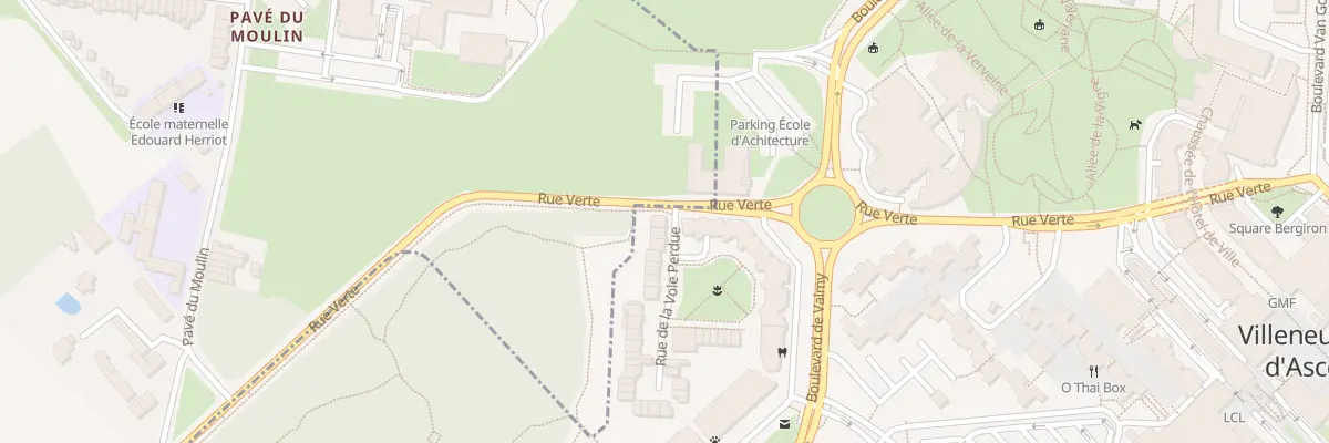 Plan du 2 Rue de la Voie Perdue à Villeneuve-d’Ascq