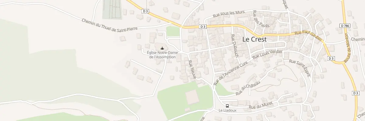 Plan du 15 Rue Neuve au Crest