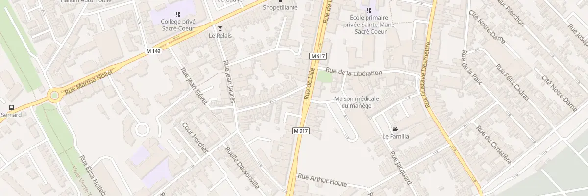 Plan du 114 Rue de Lille à Halluin