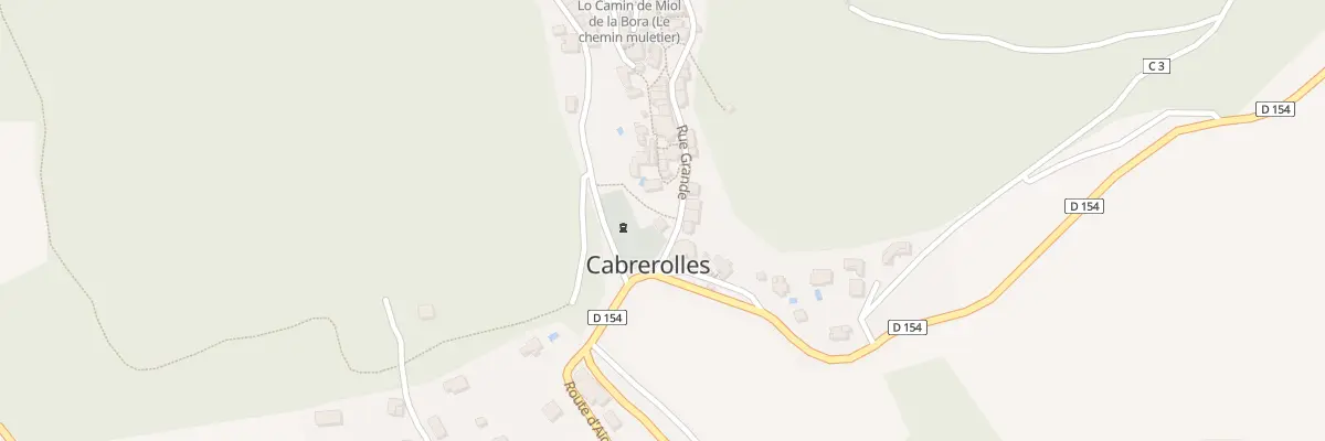 Plan du 1 Rue Grande à Cabrerolles