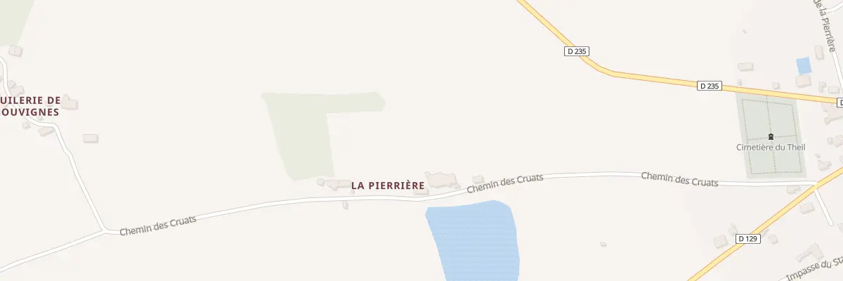 Plan du 5211 La Pierriere au Theil