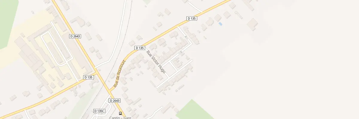 Plan du 44 Rue Victor Hugo à Cantin