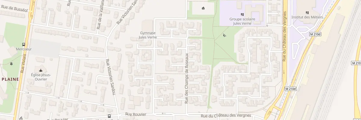 Plan du 38 Rue des Champs de Roseaux à Clermont-Ferrand