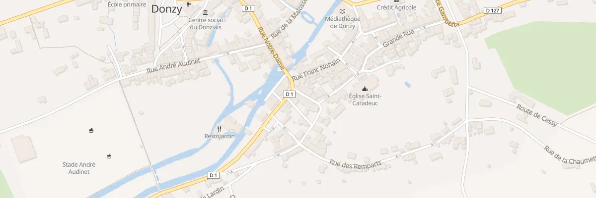 Plan du 2 Rue de l’Étape à Donzy