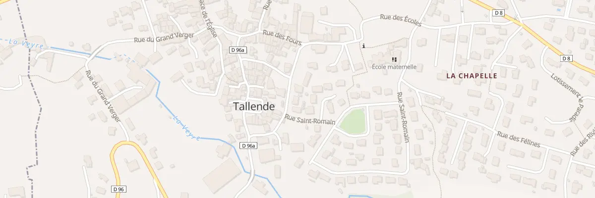 Plan du 9 Rue Pierre Bohat Combas à Tallende