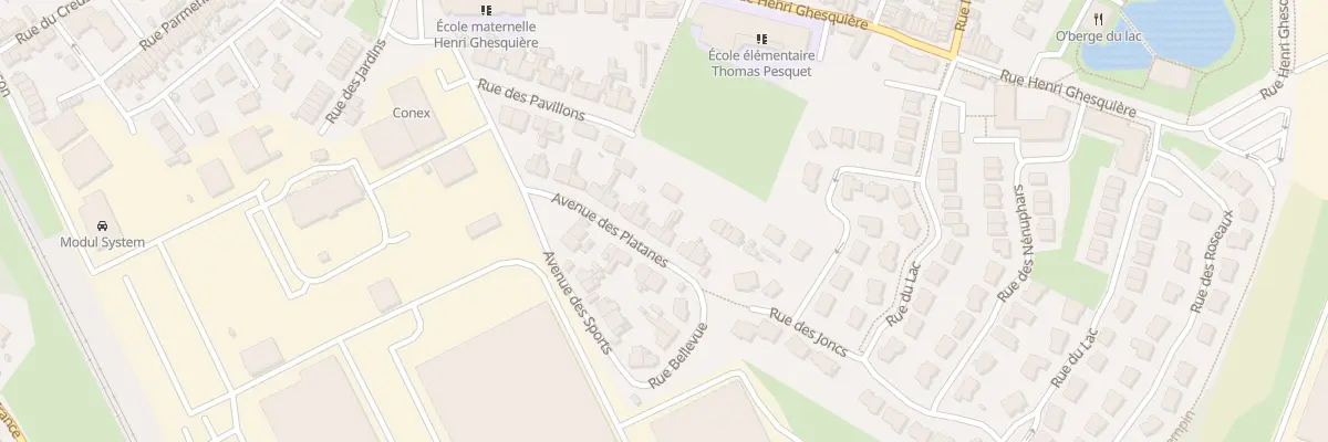 Plan du 17 Av des Platanes à Lesquin