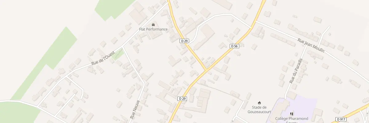 Plan du 45 Rue de Trescault à Gouzeaucourt