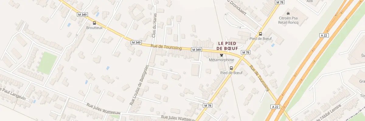 Plan du 112 Rue de Tourcoing à Roncq