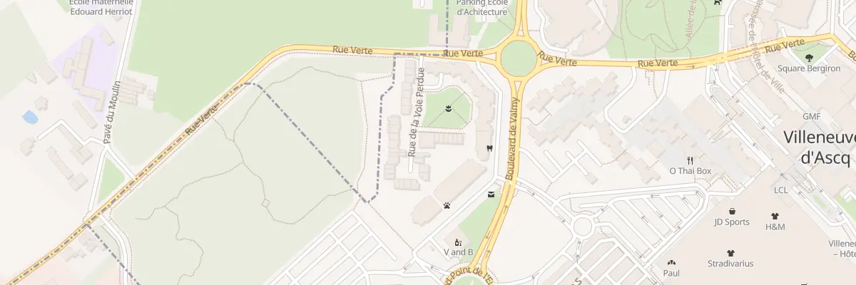 Plan du 60 Rue de la Voie Perdue à Villeneuve-d’Ascq