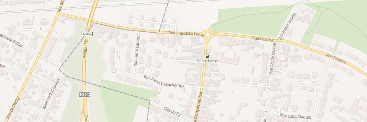 Plan du 25F Rue Francois Ambar à Dechy