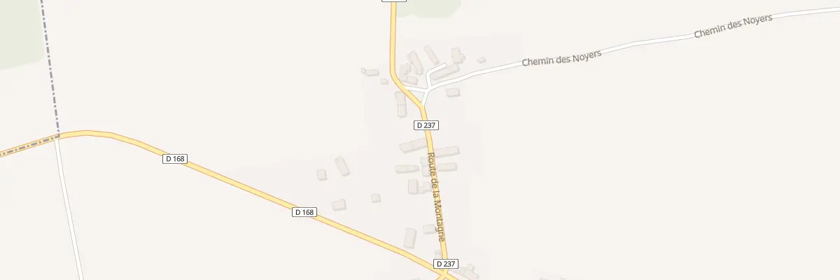 Plan du 15 Rte de la Montagne à Ciez