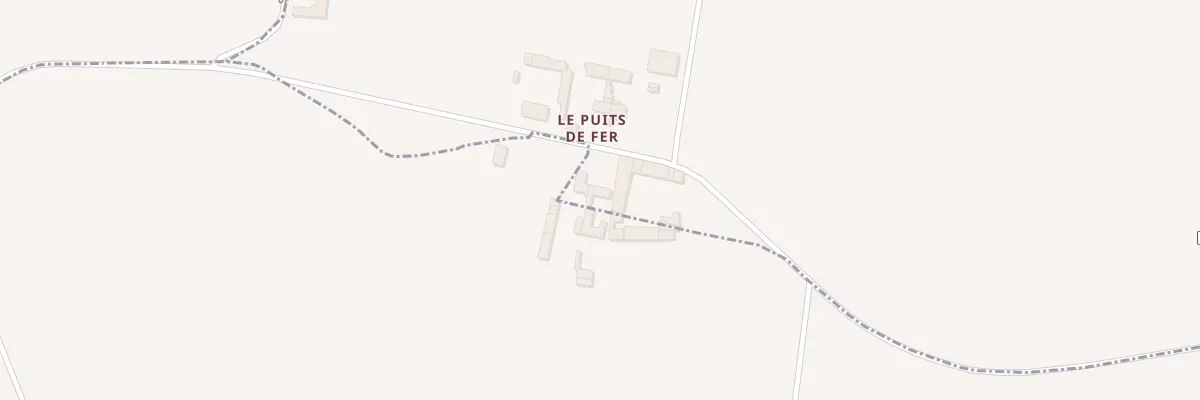 Plan du 3 Le Puits de Fer à Fouchères