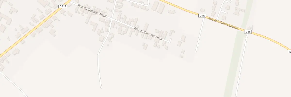 Plan du 282 Rue du Quartier Neuf à Gouzeaucourt