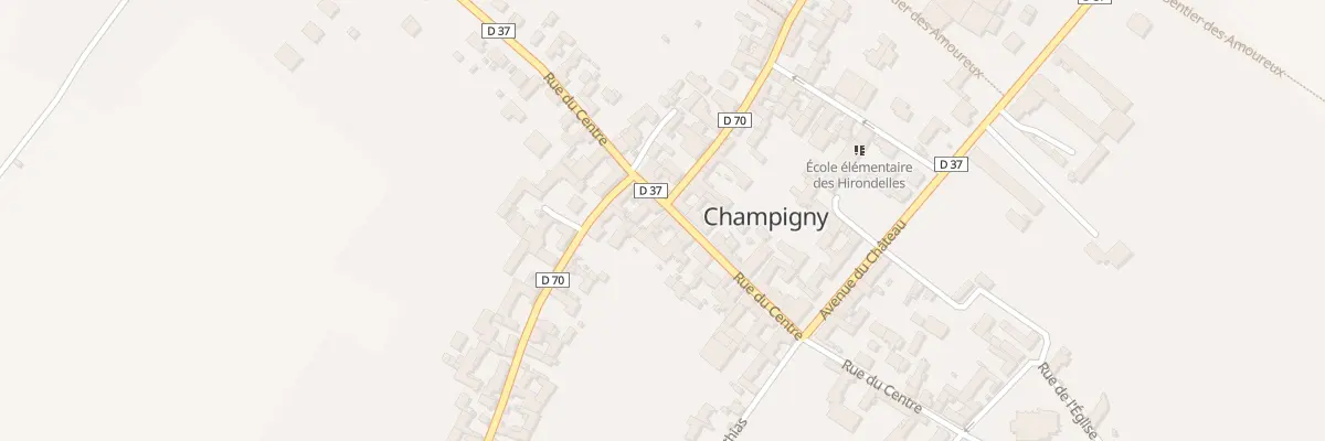 Plan du 27 Rue du Centre à Champigny