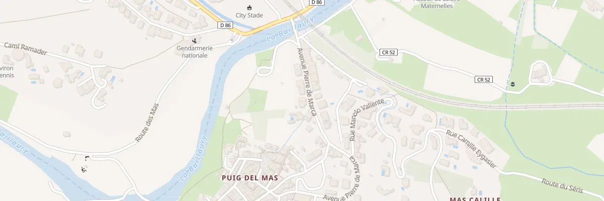 Plan du 16 Av Pierre de Marca à Banyuls-sur-Mer