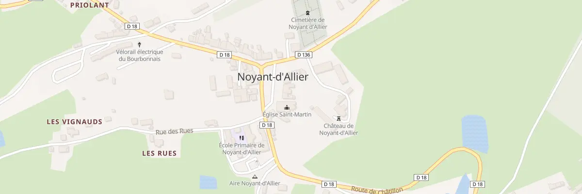 Plan du 8 Pl du Marché à Noyant-d’Allier