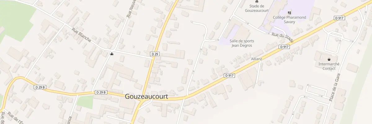 Plan du 69 Rue du Stade à Gouzeaucourt