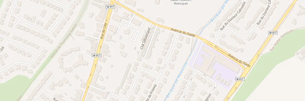 Plan du 45 Cite Sébastopol à Halluin
