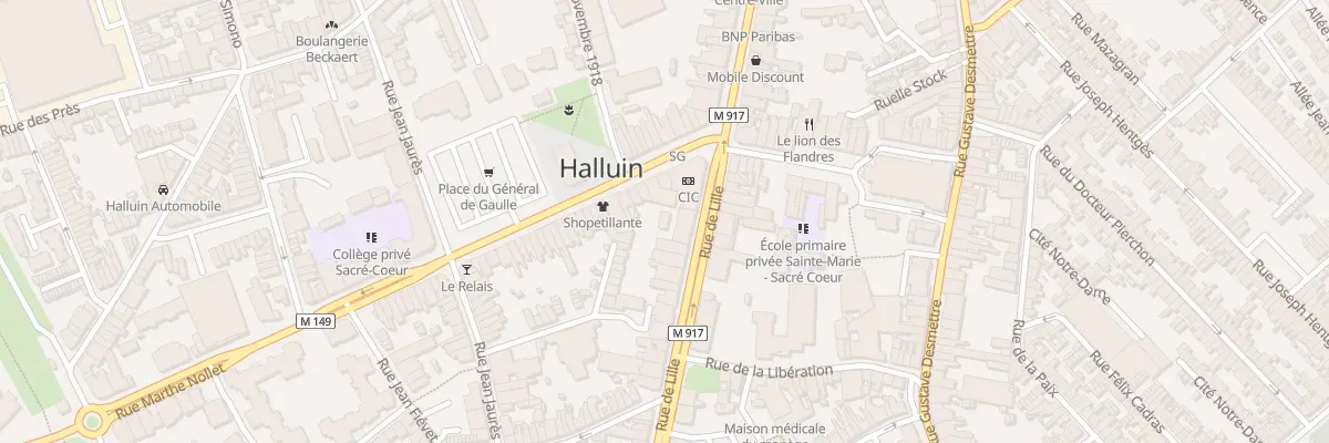 Plan du 82 Rue de Lille à Halluin