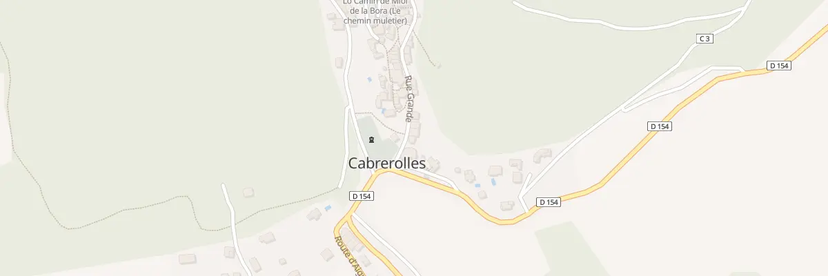 Plan du 2 Rue Grande à Cabrerolles