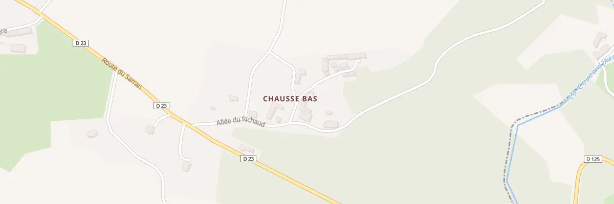 Plan du 5099 Chausse Bas à Rentières