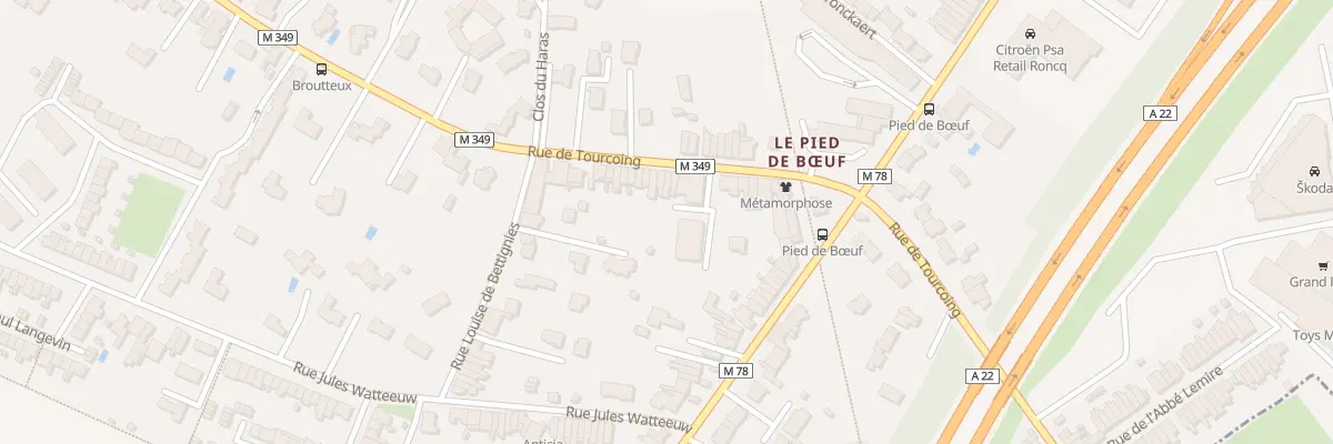 Plan du 120 Rue de Tourcoing à Roncq